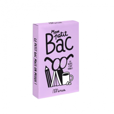 Jeu de cartes | Mon petit Bac - Minus