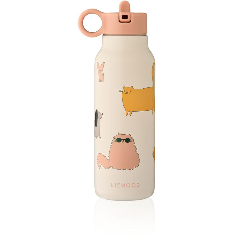 Gourde Falk inox 350 ml | Cats and Dogs / Sandy - Liewood