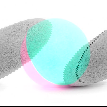 Boule de bain Duo | Rose et Vert Lagon - Nailmatic