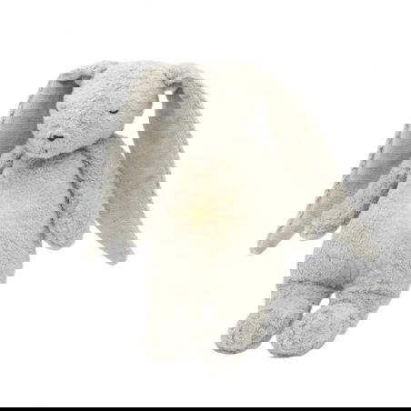 Peluche Lapin Veilleuse Musicale | Gris minéral