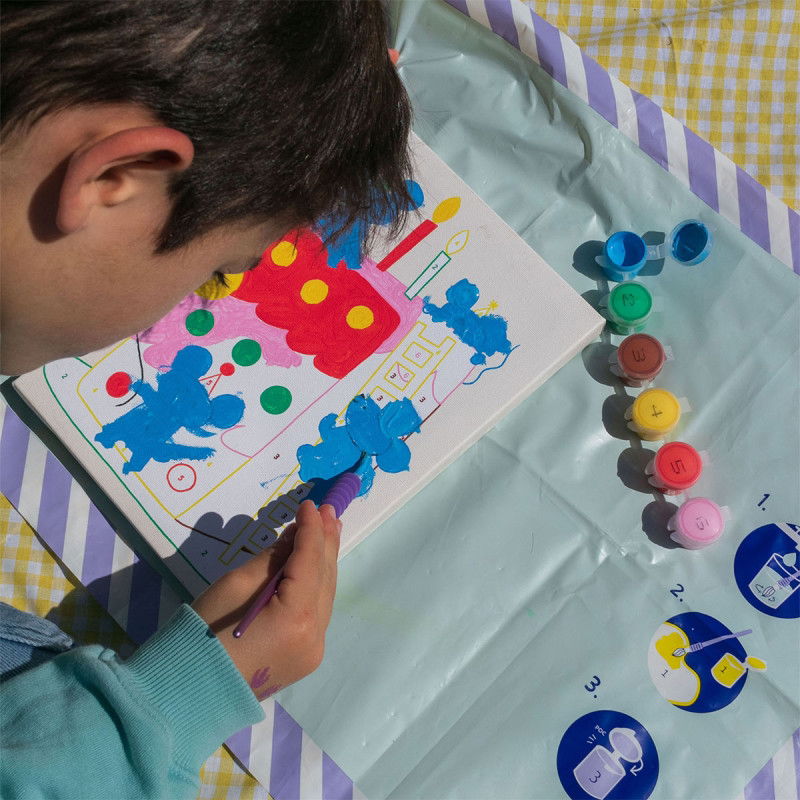 Coffret de peinture au numéro enfant | Yummy
