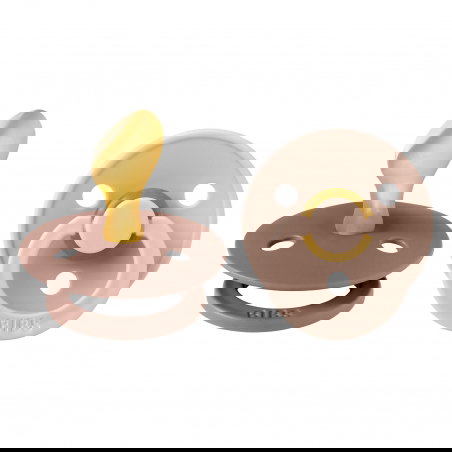 2 Tétines Bibs anatomiques | Blush-Woodchuck - Bibs