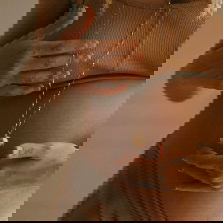 Bola de grossesse Gaia | Finition Or + chaine - Ilado