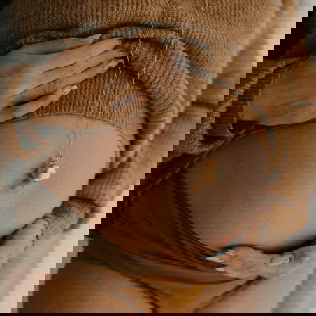 Bola de grossesse Etoile | Finition Or + chaine perlée - Ilado