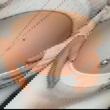 Bola de grossesse Amor | Finition Or + chaine - Ilado