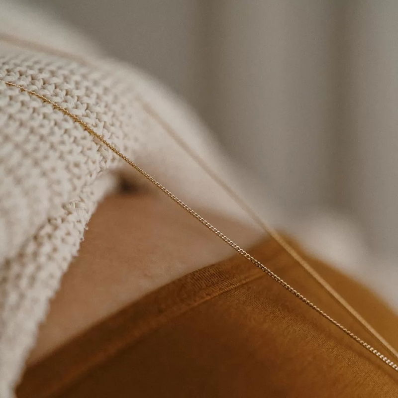 Bola Source sur chaîne | Finition Or Jaune