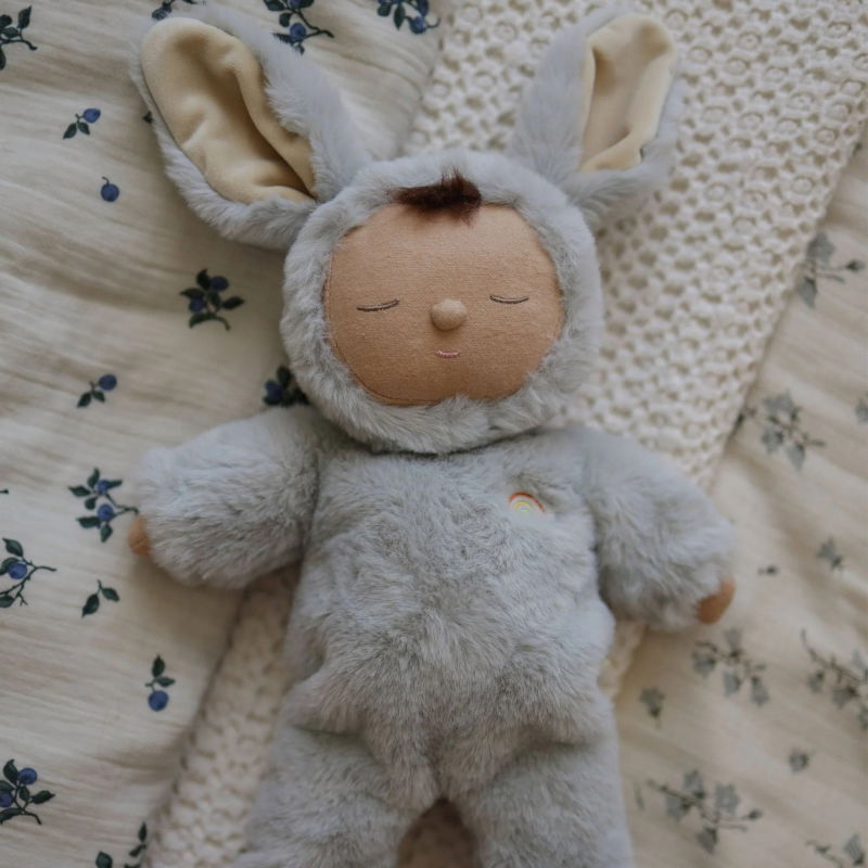 Poupée Cozy Dinkum musical | Lapin gris
