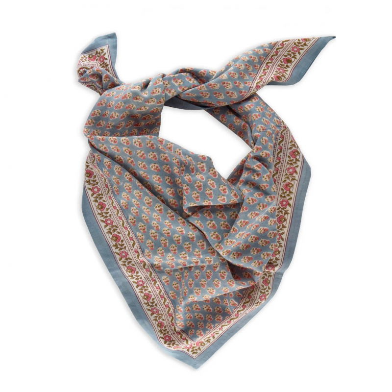 Foulard Grand format | Aarti Azul - Bindi Atelier