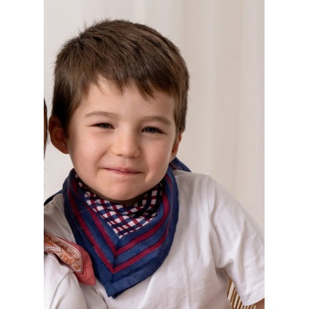 Foulard Petit format | Tara Grenat - Bindi Atelier