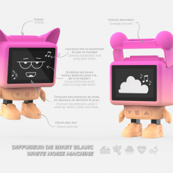 Réveil Dancing clock | Pink