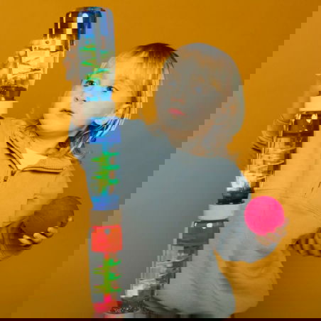 Bouteille sensorielle Move | Spiral blue - Petit Boum