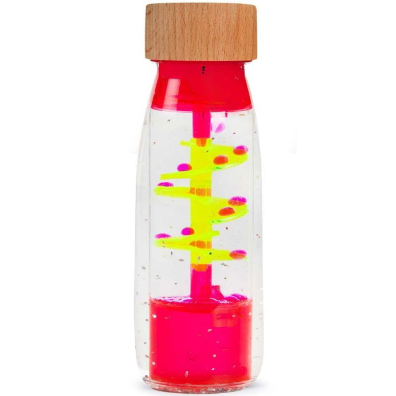 Bouteille sensorielle Move | Spiral pink - Petit Boum