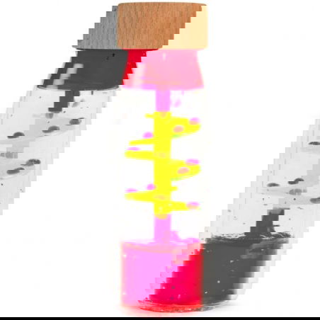 Bouteille sensorielle Move | Spiral pink - Petit Boum