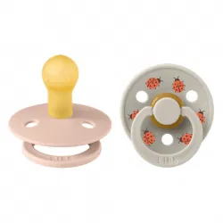 Set de 2 Tétines Bibs | Ladybug Blush