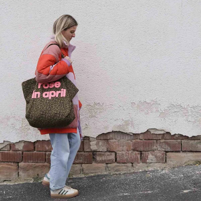 Sac Cabas Elisa | Graou olive avec logo