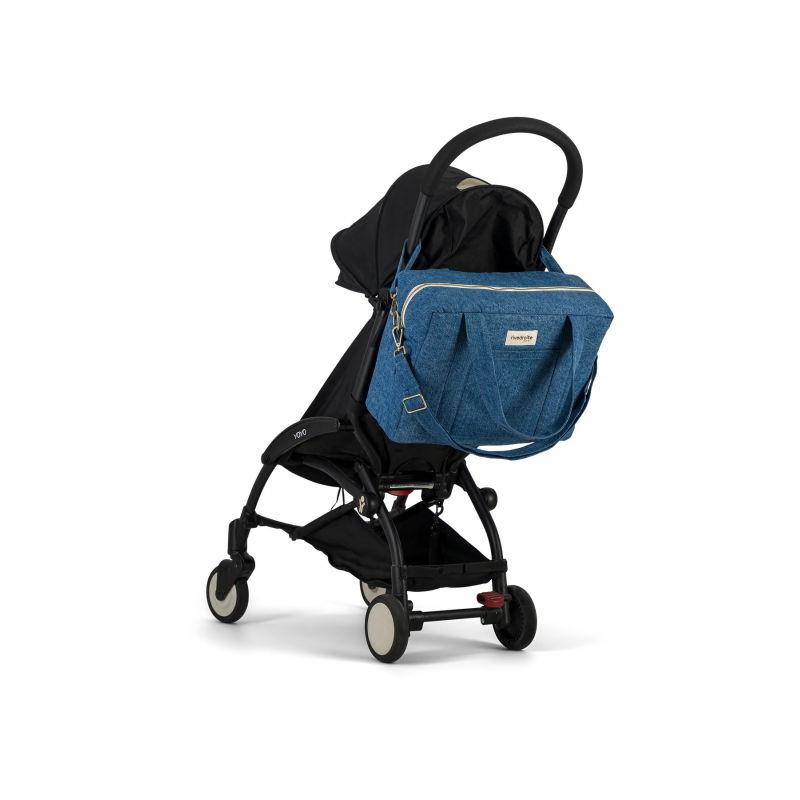 L'anti sac à langer Darcy | Denim clair