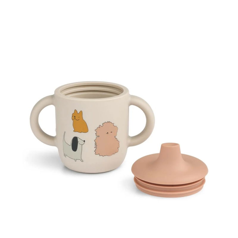 Tasse à bec silicone | Cats and dogs