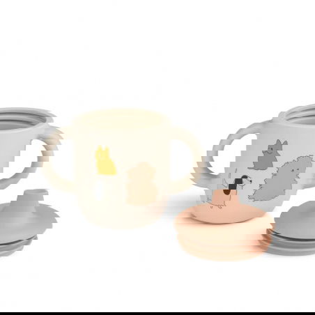 Tasse à bec silicone | Cats and dogs - Liewood