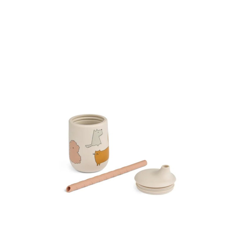 Gobelet paille | Cats and dogs