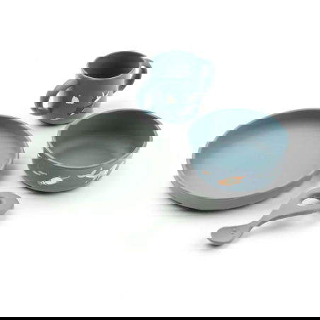 Box repas en silicone 4 pièces | Arctic sea - Ocean view