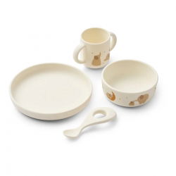 Box repas en silicone 4 pièces | Elephant