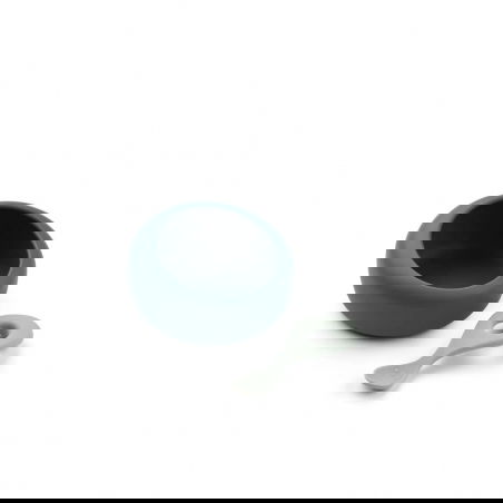 Bol avec cuillère Sparia | Bleu - Liewood