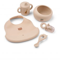 Set de repas pour bébé Mileah - Apple blossom