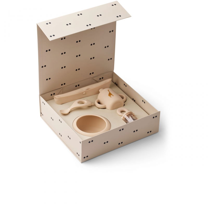 Set de repas pour bébé Mileah - Apple blossom