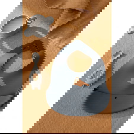 Lot de 2 bavoirs silicone | Arctic sea - Ocean view