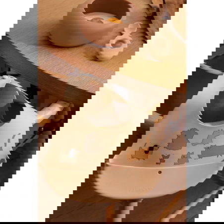 Lot de 2 bavoirs silicone | Cats and dogs - Liewood