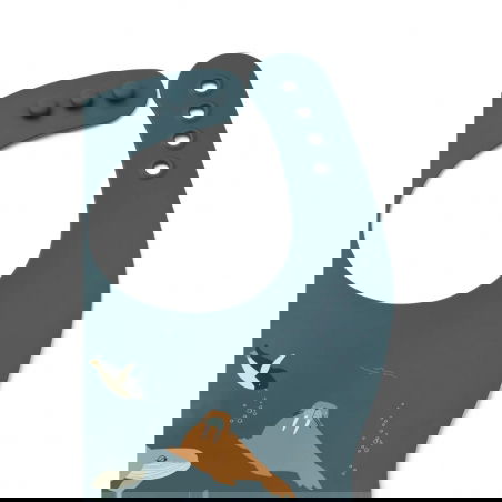 Lot de 2 bavoirs silicone | Arctic sea - Ocean view