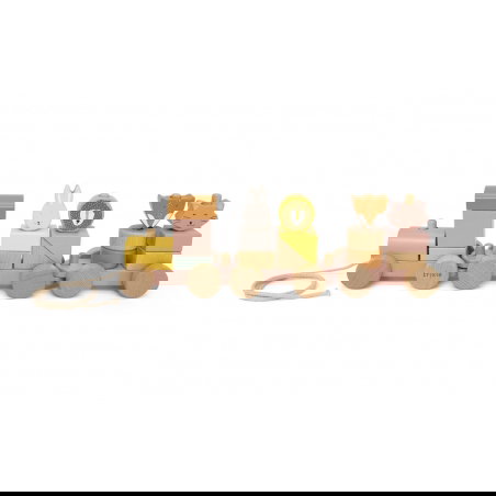 Train en bois animaux | Rose - Trixie