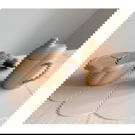 Set de repas coquillage | Terracotta - Konges Slojd