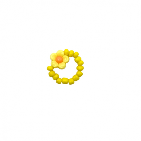 Bague fleurs | Jaune - Ratatam