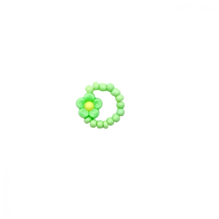 Bague fleurs | Vert - Ratatam