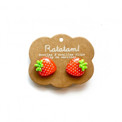 Boules d'oreilles | Fraise