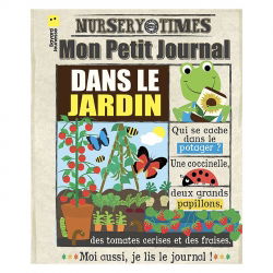 Journal bébé tissu | Dans le jardin