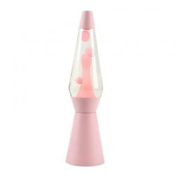 Lampe à lave | Rose pastel