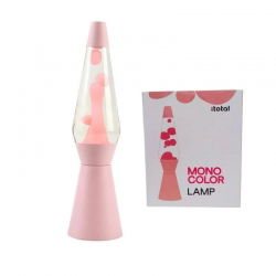 Lampe à lave | Rose pastel