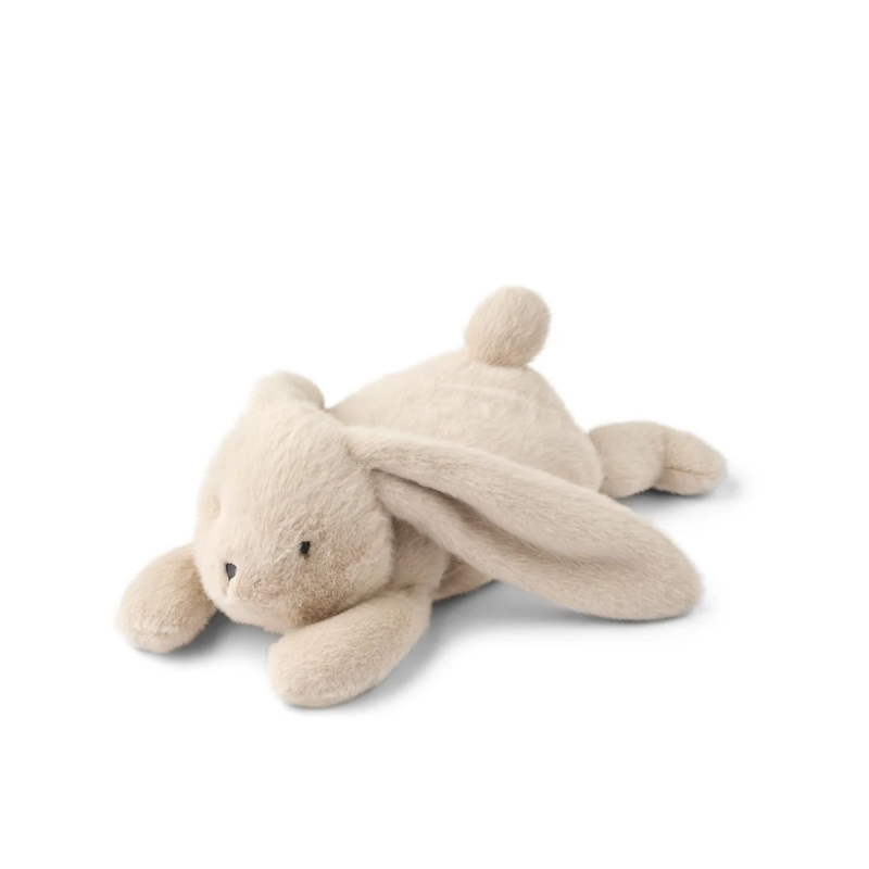 Peluche lapin allongée | Beige