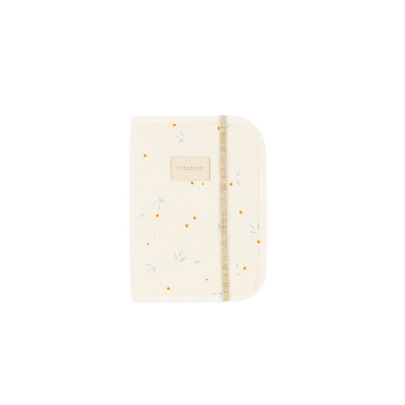 Protège carnet de santé Nid d'abeilles | Orange cherries