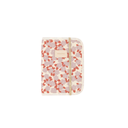 Protège carnet de santé Nid d'abeilles | Mauve sakura