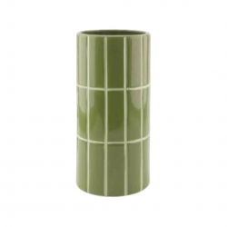 Vase carrelage | Kaki