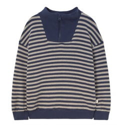 Pull en maille Alexis | Rayé Bleu