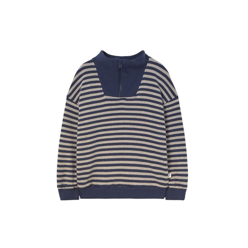 Pull en maille Alexis | Rayé Bleu
