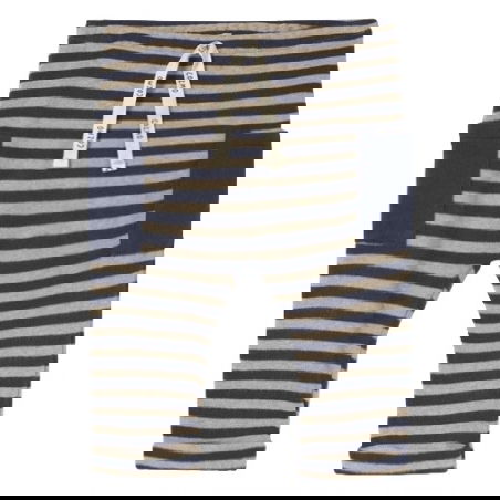 Pantalon en maille Nilo | Rayé Bleu - Cozmo