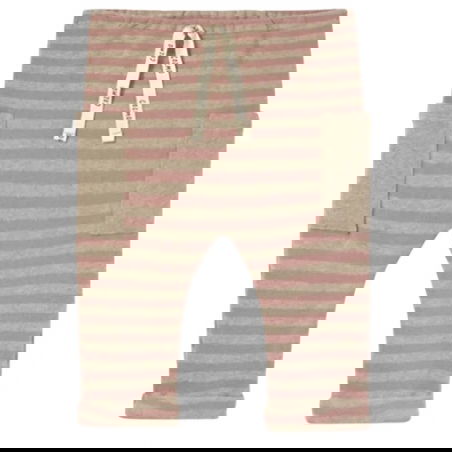 Pantalon en maille Nilo | Rayé Rose - Cozmo