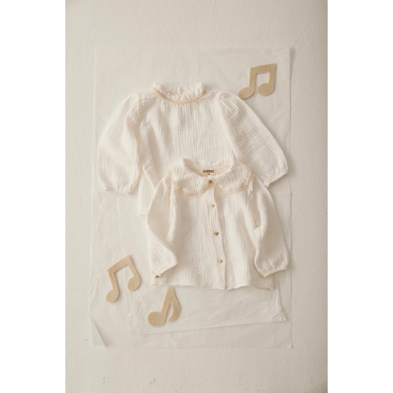 Blouse Praga enfant | Blanc