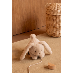 Jouet en bois à tirer | Lapin