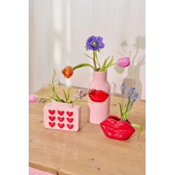 Vase rectangle | Rose